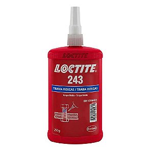 Adesivo anaeróbico para travamento de rosca 250g 243 LOCTITE
