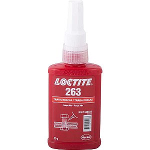 Adesivo anaeróbico para travamento de rosca 263 50g LOCTITE