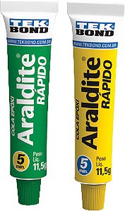 Adesivo araldite rápido 23g 10848501100 TEKBOND - 6 unidades