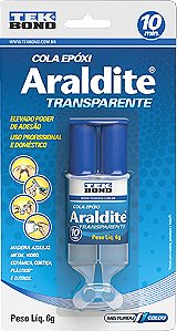 Adesivo araldite tipo seringa 6g 10828500602 TEKBOND - 12 unidades
