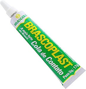 Adesivo de contato Brascoplast bisnaga com 17g BRASCOLA