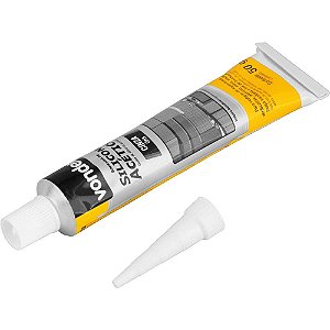 Borracha de silicone acético cinza 50g blíster VONDER