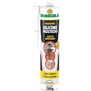 Borracha de silicone Brascoved construção 280g BRASCOLA