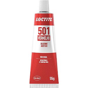 Borracha de silicone Superflex acético 501 vermelho 55g LOCTITE