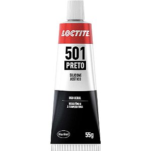 Borracha de silicone Superflex acético 501 preto 55g LOCTITE
