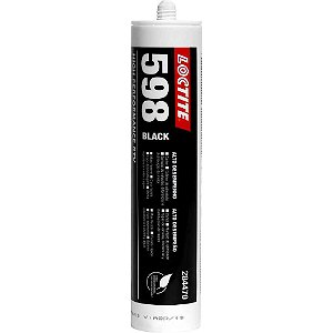 Borracha de silicone 598 preta 390g LOCTITE