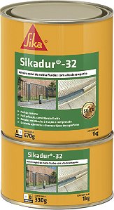 Adesivo bicomponente Sikadur 32 1,0kg SIKA