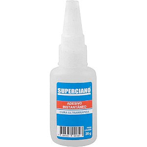 Adesivo instantâneo cianoacrilato industrial Superciano 20g SILOC