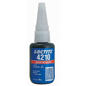 Adesivo instantâneo cianoacrilato industrial 4210 líquido preto 20g LOCTITE