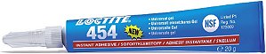 Adesivo instantâneo cianoacrilato industrial 454 gel 20g LOCTITE