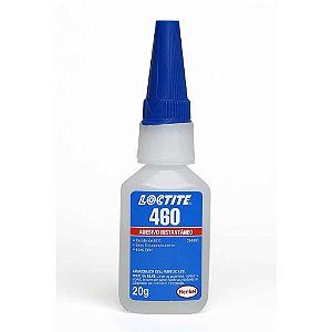 Adesivo instantâneo cianoacrilato industrial 460 baixo embranquecimento 20g LOCTITE