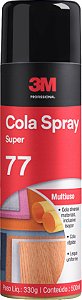 Adesivo spray 77 330g para diversos materiais 3M