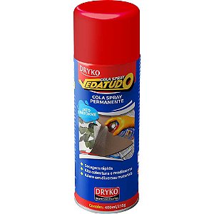 Cola spray permanente 400ml vedatudo DRYKO