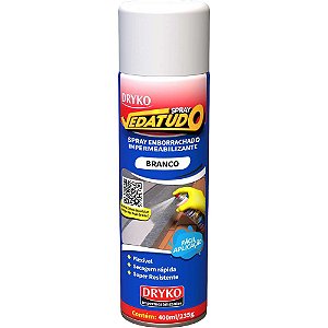Spray branco impermeabilizante 400ml vedatudo DRYKO