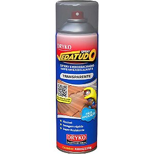Spray incolor impermeabilizante 400ml vedatudo DRYKO