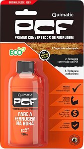 Convertedor de ferrugem PCF Primer 100ml QUIMATIC