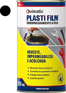 Emborrachamento a frio Plasti Film 500ml preto CK1 QUIMATIC