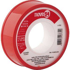 Fita veda-rosca 12mm x 10m NOVE54