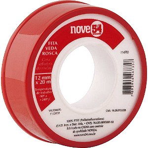 Fita veda-rosca 12mm x 20m NOVE54