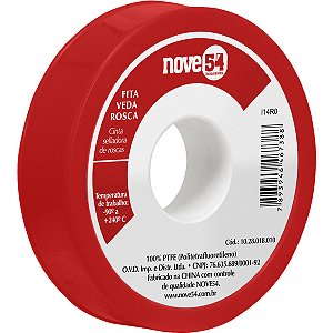 Fita veda-rosca 18mm x 5m NOVE54