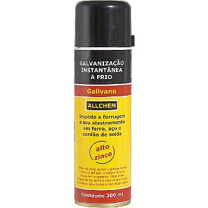 Composto para galvanização a frio spray 300ml ALLCHEM