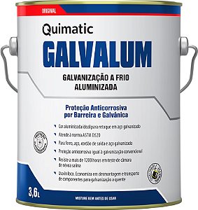 Composto para galvanização a frio Galvalum 3,6L QUIMATIC