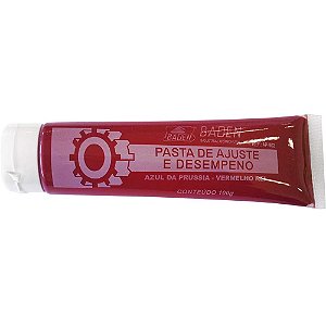 Pasta de ajuste e desempeno para peças metálicas 100g vermelha AP-502 BADEN
