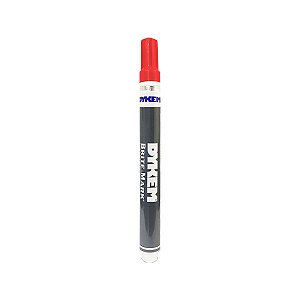 Marcador industrial 840 vermelho tipo caneta DYKEN