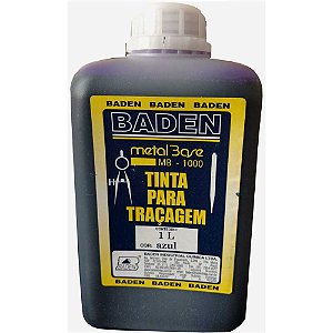 Tinta para traçagem azul MB1000 1 litro BADEN