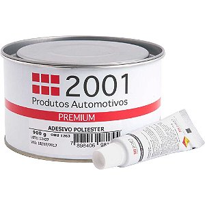 Massa de poliéster cinza 0,9kg 2001