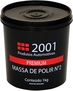 Massa de polir para autos nº2 premium 1kg 2001