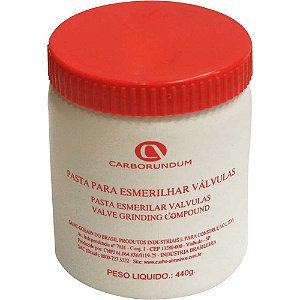 Pasta para esmerilhar válvulas grão fino 440g nº360 69957392467 CARBORUNDUM