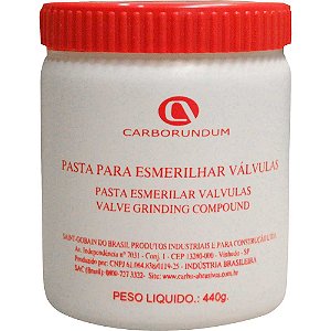 Pasta para esmerilhar válvulas grão grosso 440g nº362 66253042762 CARBORUNDUM