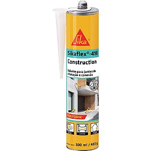 Selante poliuretano 300ml cinza 416 CONSTRUCTION SIKAFLEX