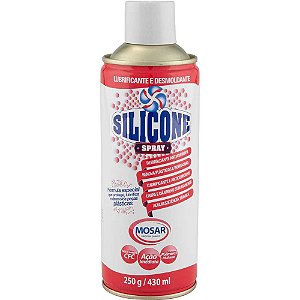 Desmoldante em spray 430 ml/250g com silicone MOSAR