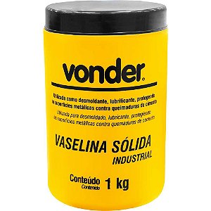 Vaselina sólida industrial 1kg VONDER