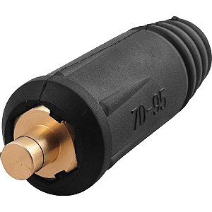 Conector baioneta macho 13,0mm para cabo de solda VONDER