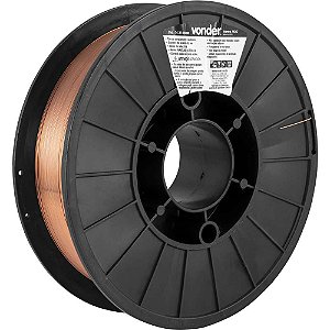 Arame MIG/MAG 0,6mm carretel plástico com 5kg VONDER