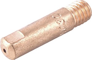 Bico de contato 0.8mm x 25mm para tocha TMV 153 pacote com 5 unidades VONDER