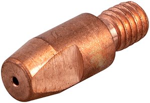 Bico de contato 1,0mm x 22mm para tocha TBi PRO 253 kit com 10 peças ESAB