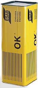 Eletrodo revestido para aço carbono 18kg E7018G/1 OK5500 com 3,25mm ESAB