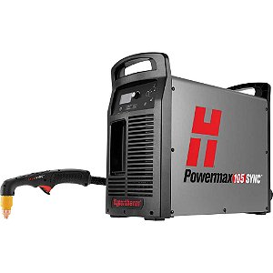 Máquina de corte plasma Powermax105 SYNC trifásica automática 200V - 600V com tocha manual de 7,6m 059627 HYPERTHERM