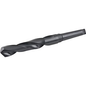Broca de aço rápido 37,00mm DIN 345 CM4 HSS preta VONDER