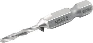Broca/macho combinado M3 x 0,5mm VONDER