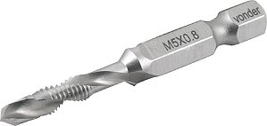 Broca/macho combinado M5 x 0,8mm VONDER