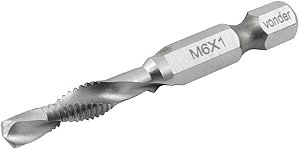 Broca/macho combinado M6 x 1mm VONDER