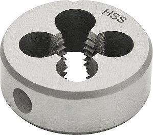 Cossinete de aço rápido 1/4" UNF externo 1" VONDER