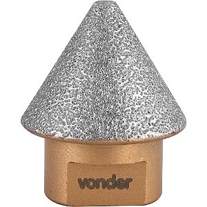 Fresa diamantada cônica 5mm a 35mm VONDER