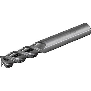 Fresa topo 10,0mm em metal duro 3 cortes polida VONDER
