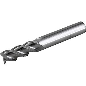 Fresa topo 8,0mm em metal duro 3 cortes polida VONDER